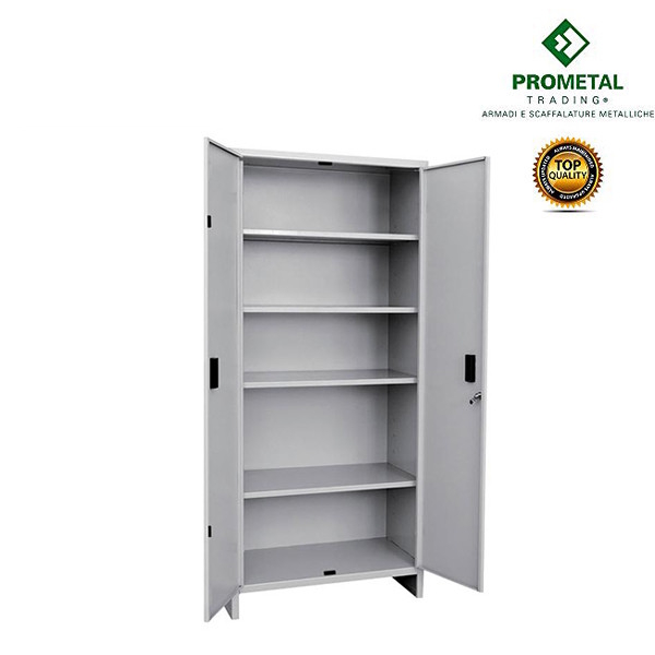 Metalni ormar za odjeću i alat s 4 police