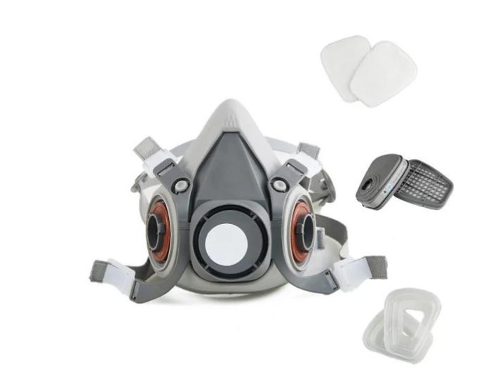 Zaštitna plinska maska s dva filtera