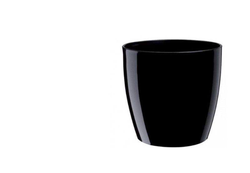 Di Martino saksija Rio 15 crna, 14x13 cm